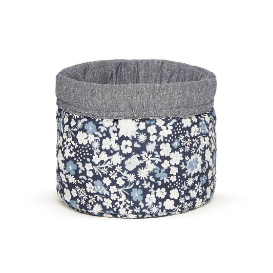 Bread basket Fleurs de nuit Dark blue - 20 x 21 cm