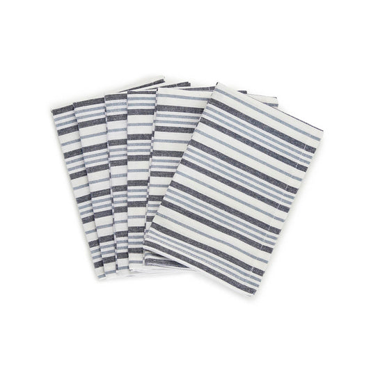 Set of 6 napkins Nina Blue - 40 x 40 cm