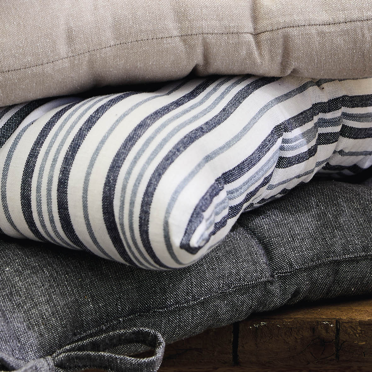 Chair cushion Nina Blue - 40 x 40 x 3 cm