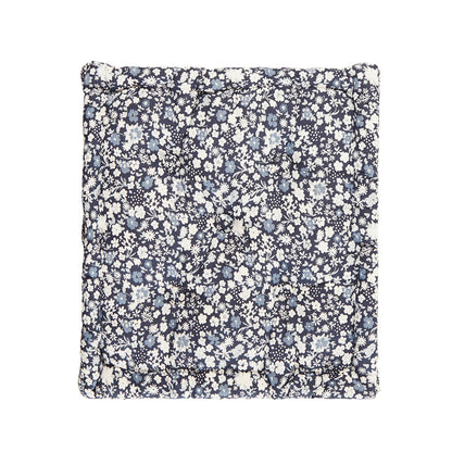 Floor cushion Fleurs de nuit Dark blue - 45 x 45 x 10 cm