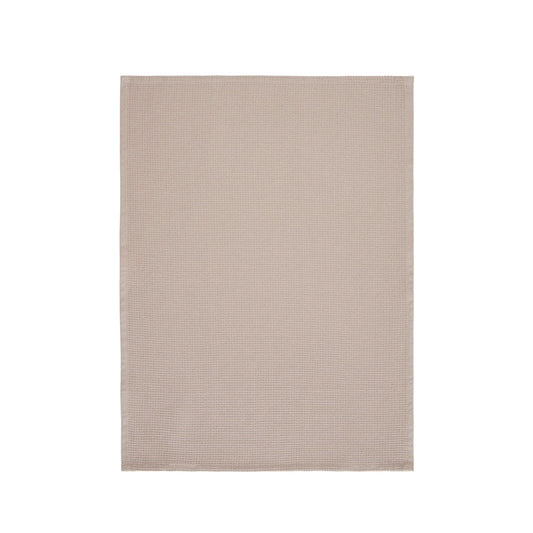Set of 3 kitchen towels Uni Taupe - 50 x 70 cm