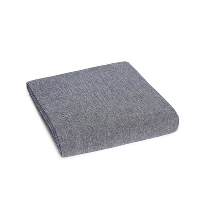 Set of 6 napkins Chambray Dark blue - 40 x 40 cm