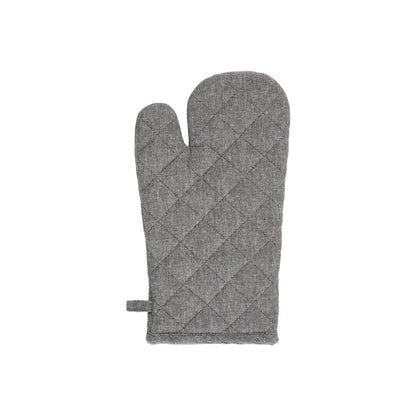 Set of apron, oven mitt and potholder  Chambray Dark grey - 60 x 90 cm + 17 x 32 cm + 20 x 20 cm
