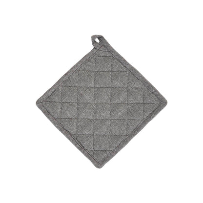 Set of apron, oven mitt and potholder  Chambray Dark grey - 60 x 90 cm + 17 x 32 cm + 20 x 20 cm