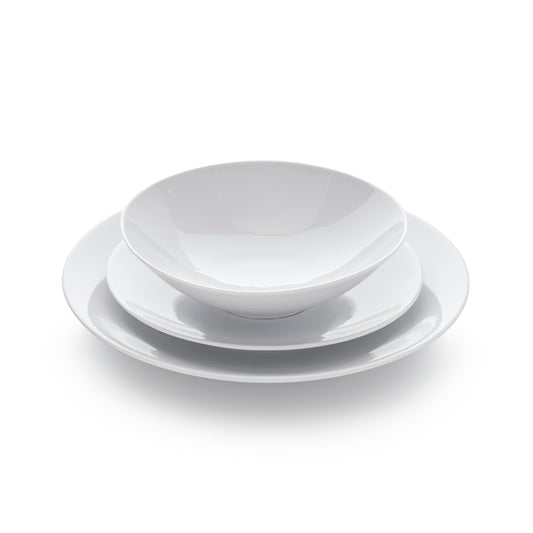 Service de table 18 pièces - Monalisa Blanc