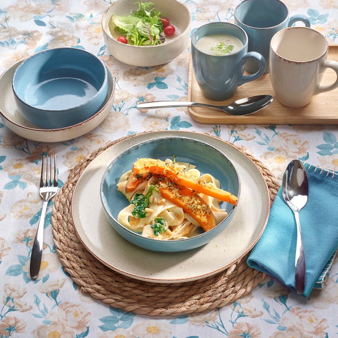 Set de 6 tasses - Terre de gaia Beige