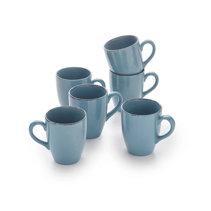 Set de 6 tasses - Terre de gaia Bleu