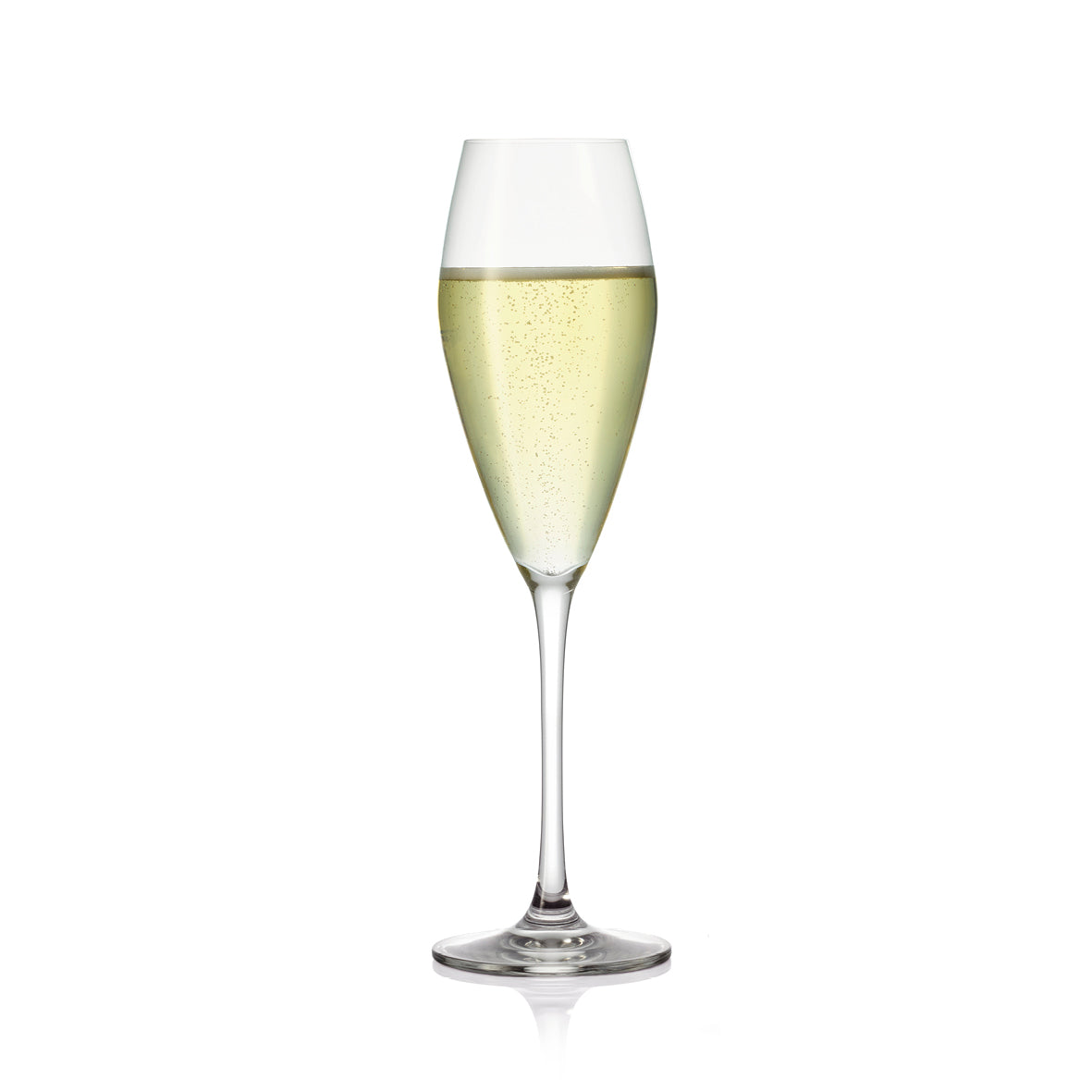 Set of 6 champagne flutes in glass - Harmonie - Transparent