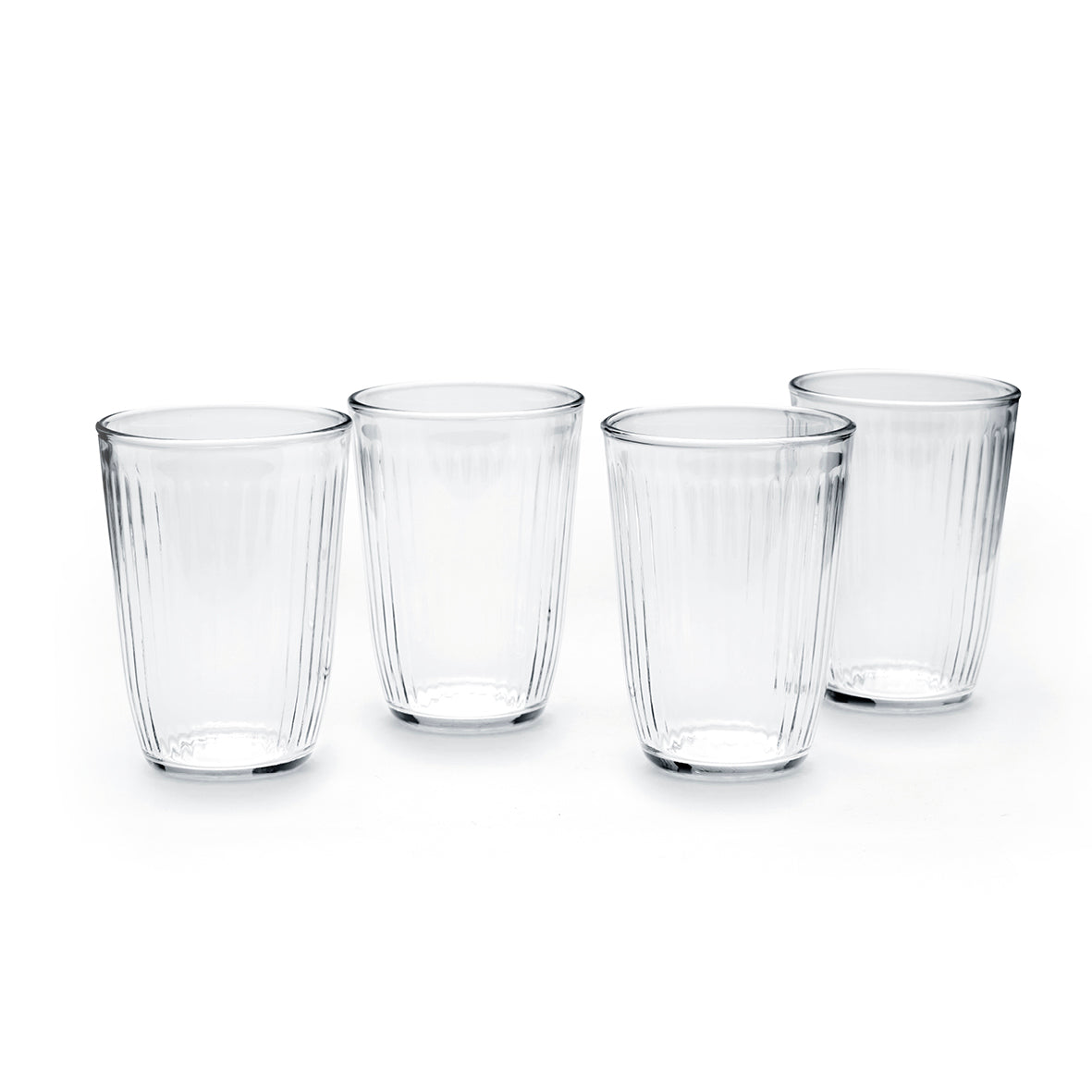 Set of 4 high tumblers in glass - Rayon - Transparent