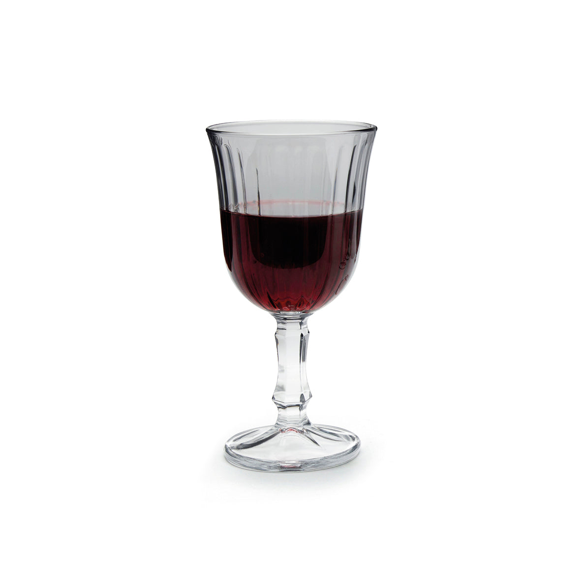 Set of 4 wineglasses in glass - Rayon - Dark grey