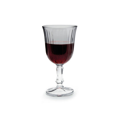 Set of 4 wineglasses in glass - Rayon - Dark grey