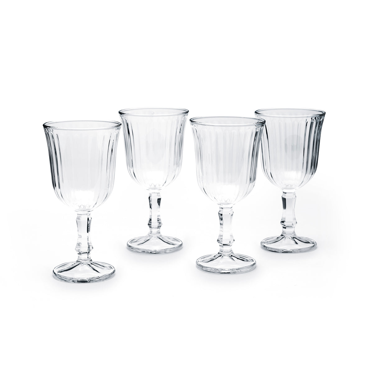 Set of 4 wineglasses in glass - Rayon - Transparent