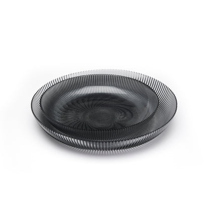 Set of 2 salad bowls in glass - Rayon - Dark grey