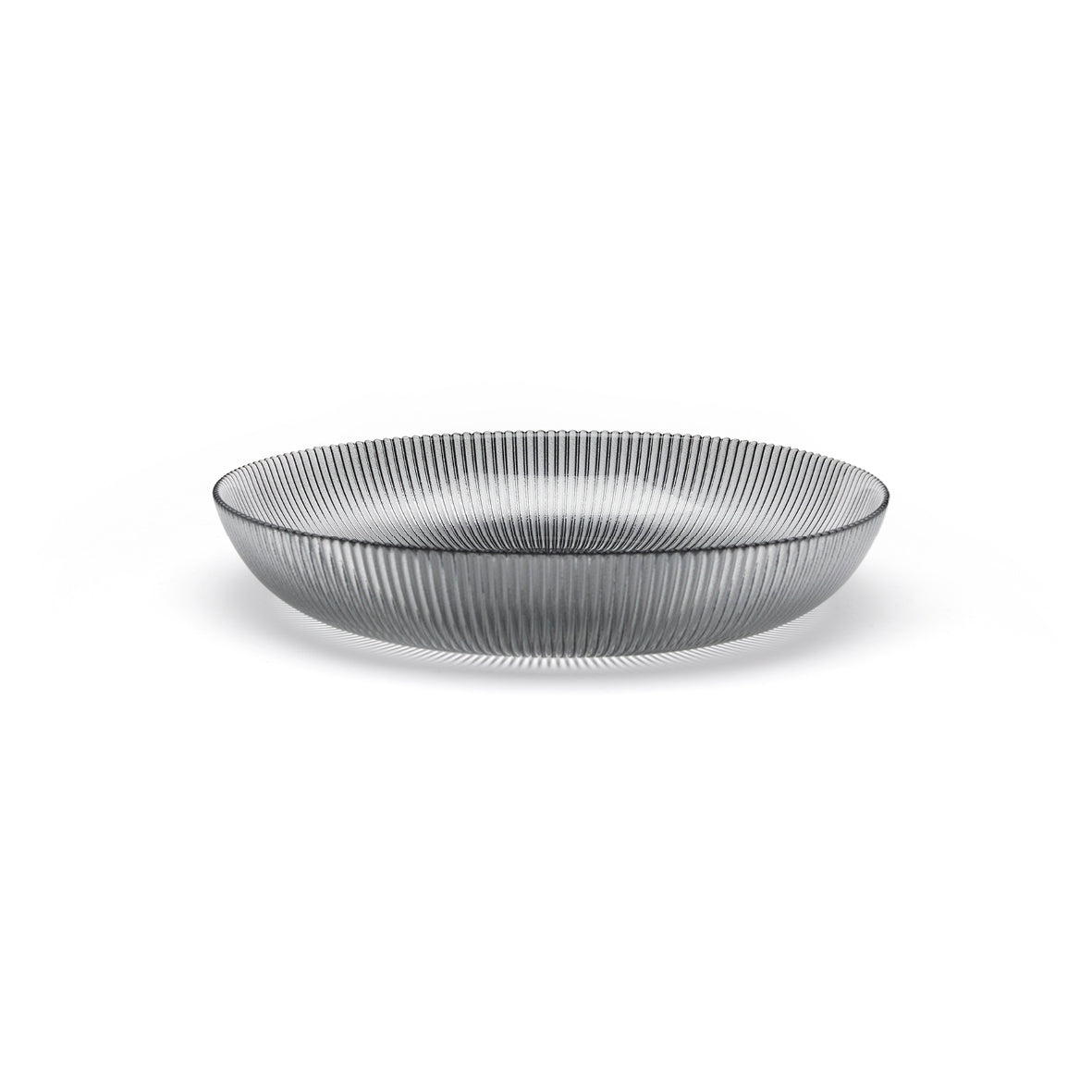 Set of 2 salad bowls in glass - Rayon - Dark grey