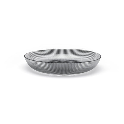 Set of 2 salad bowls in glass - Rayon - Dark grey
