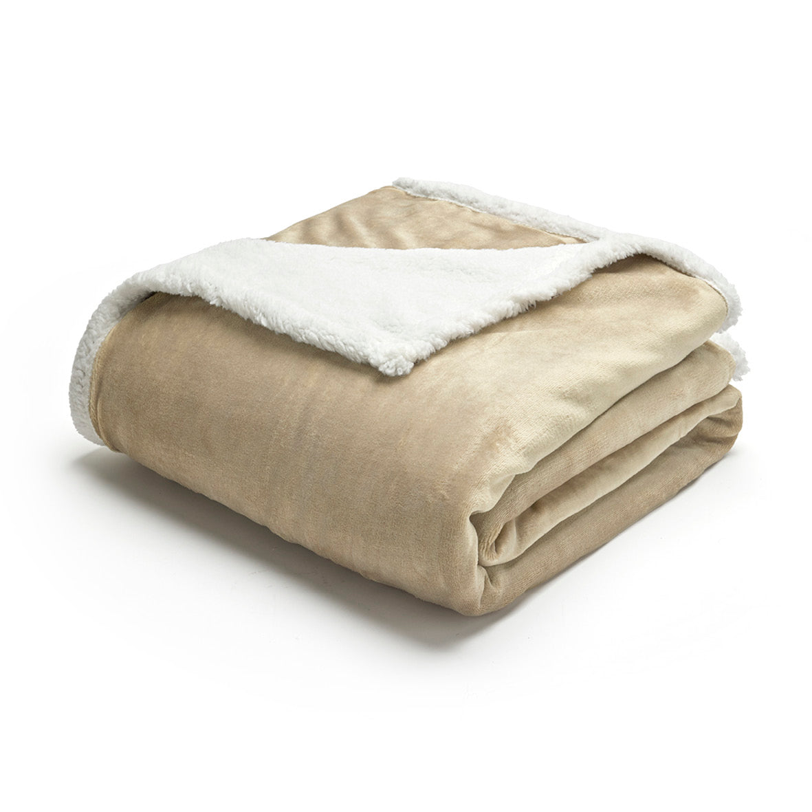 Fleece plaid - Lucien Beige - 150 x 200 cm