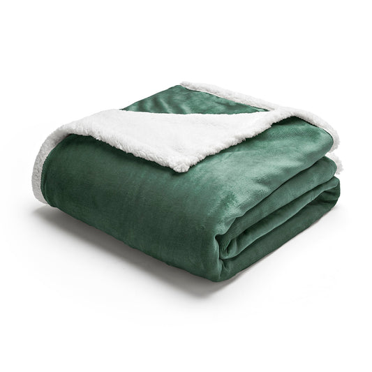 Fleece plaid - Lucien Green - 150 x 200 cm