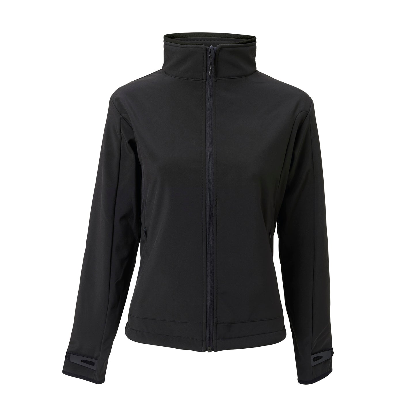 Heated softshell jacket - Slim fit for Women - With extra warm fleece lining - Super power - Black