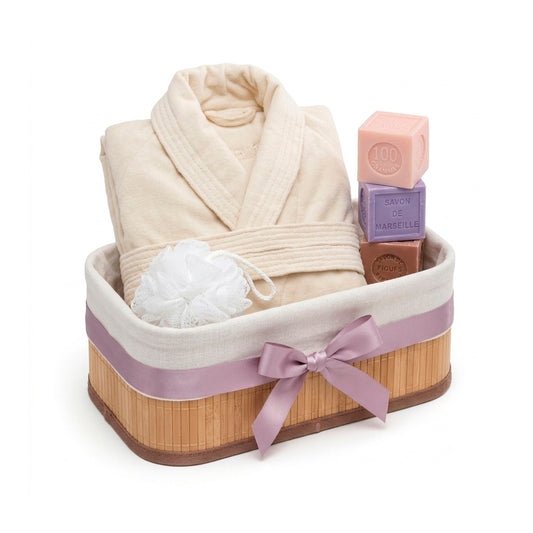 Giftset Soft Cocoon Floral - Vanilla - S/M + 3 x 100 gr