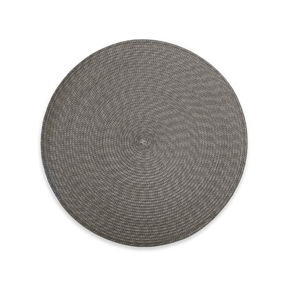 Braided place mat 38 cm - Grey
