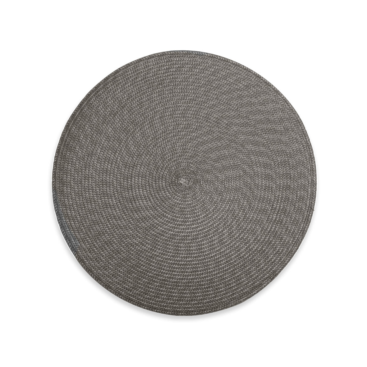 Braided place mat 38 cm - Grey