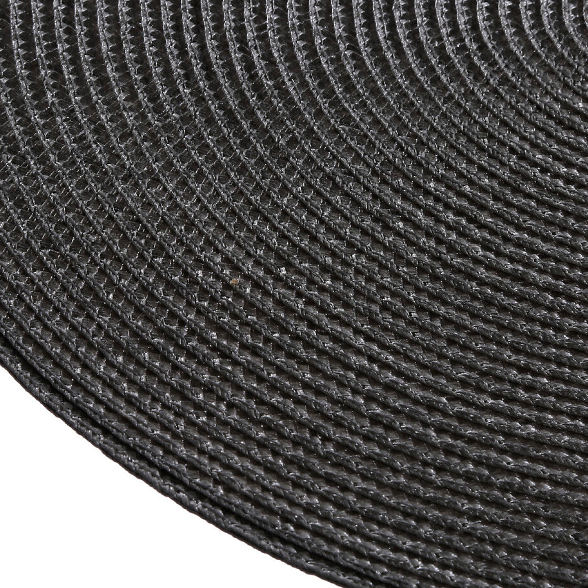 Braided place mat 38 cm - Grey