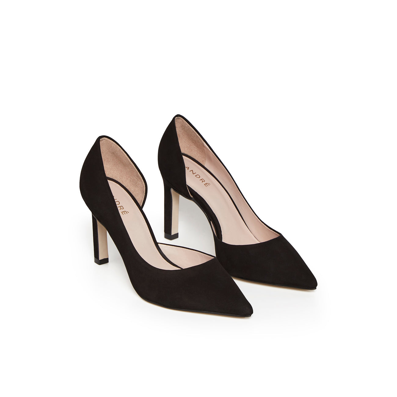 ESCARPIN FRIVOLA NOIR NUBUCK - André