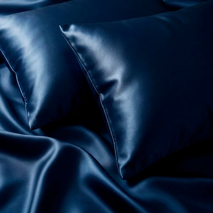 Pillowcase silk - Brume de soie Navy blue