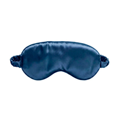 Eyemask silk - Sirena Navy blue - 8.5 x 20.5 cm