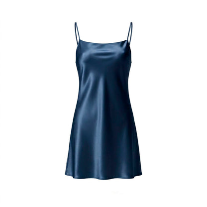 Silk slip - Thaléa Navy blue