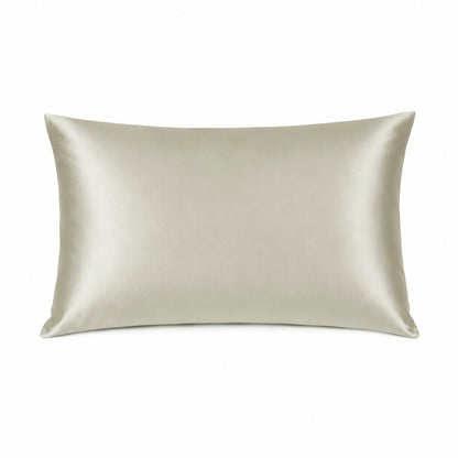 Pillowcase - 100% mulberry silk 19 momme - Brume de soie - sage green 50 x 70 cm
