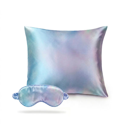 Pillowcase + eyemask silk - Brume de soie Dream 63 x 63 cm + 8.5 x 20.5 cm