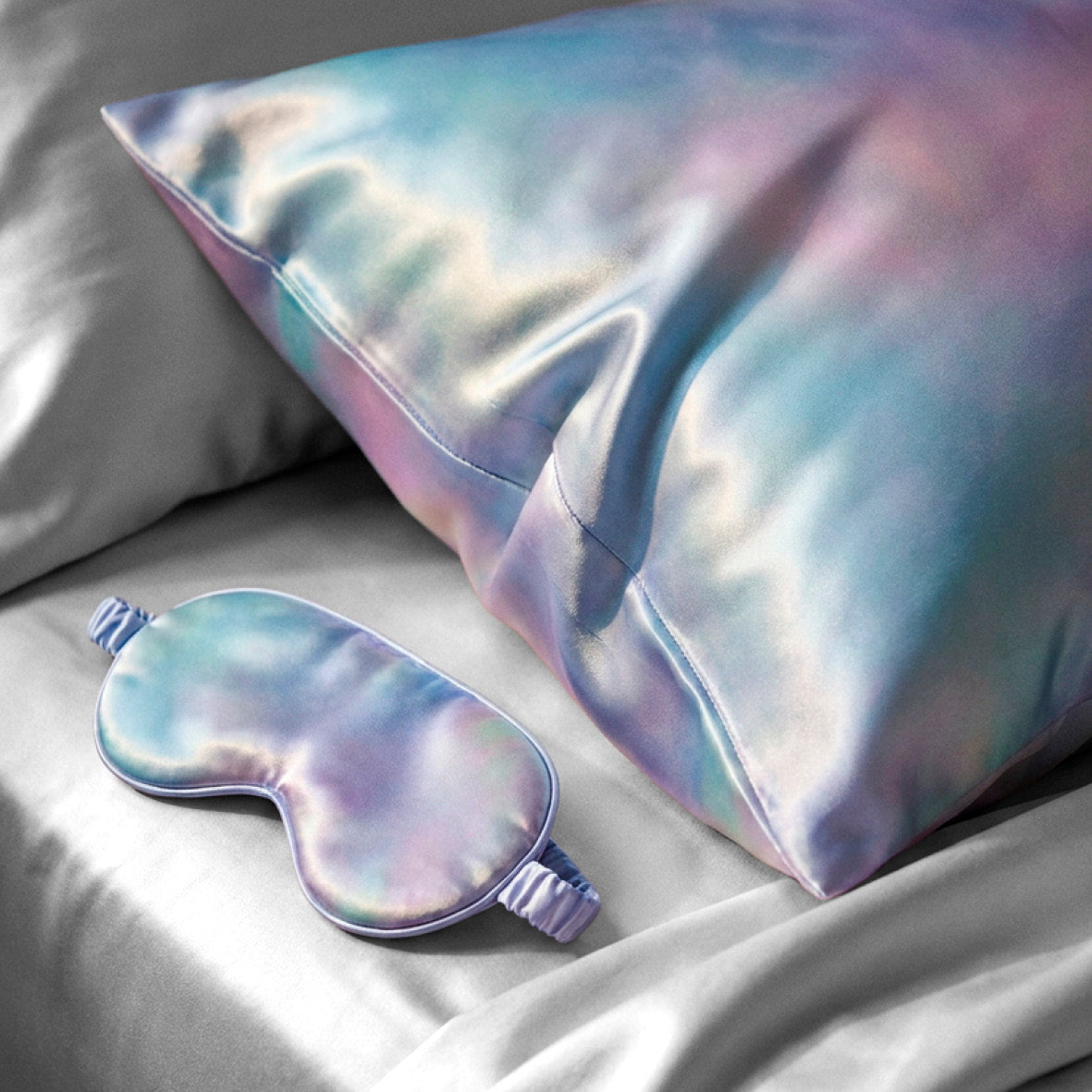 Pillowcase + eyemask silk - Brume de soie Dream