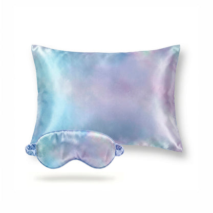 Pillowcase + eyemask silk - Brume de soie Dream 50 x 70 cm + 8.5 x 20.5 cm