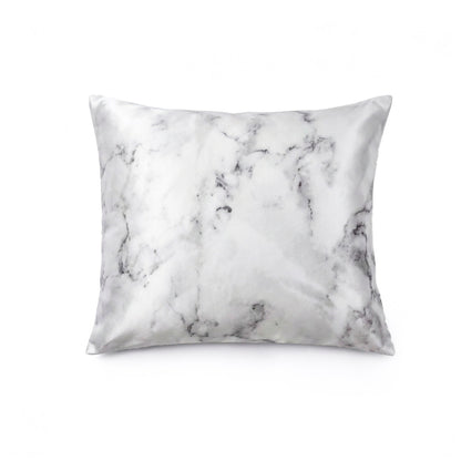 Pillowcase silk - Brume de soie Grey marble 63 x 63 cm