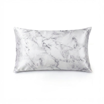 Pillowcase silk - Brume de soie Grey marble 50 x 70 cm