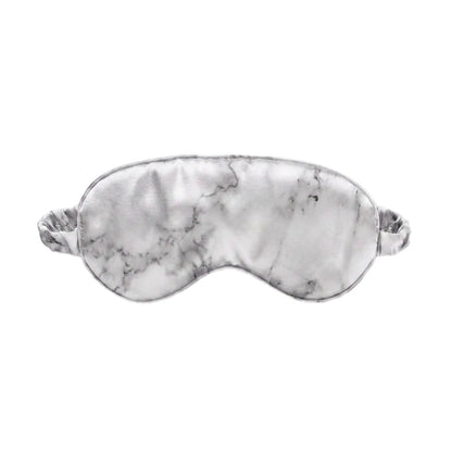 Eyemask silk - Sirena Grey marble - 8.5 x 20.5 cm