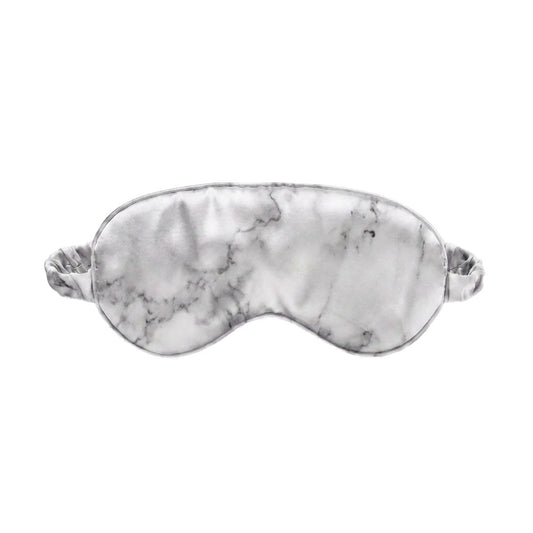 Eyemask silk - Sirena Grey marble - 8.5 x 20.5 cm