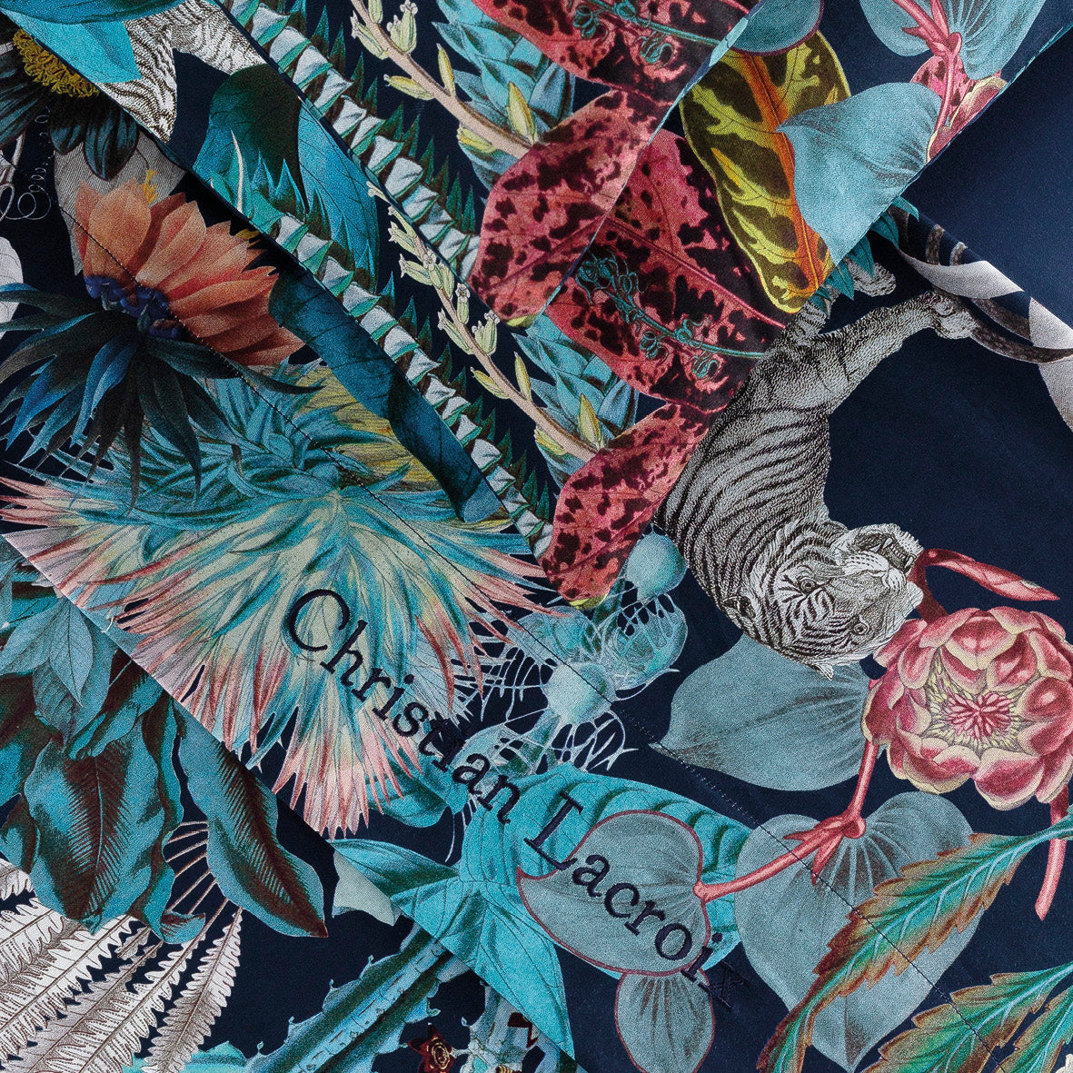 Sheet set cotton satin - Zanzibar Blue