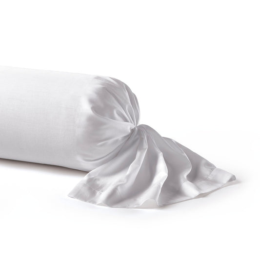 Pillowcase(s) cotton satin - Uni White
