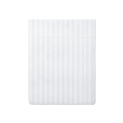 Flat sheet baby cotton satin - Jacquard woven Arles White