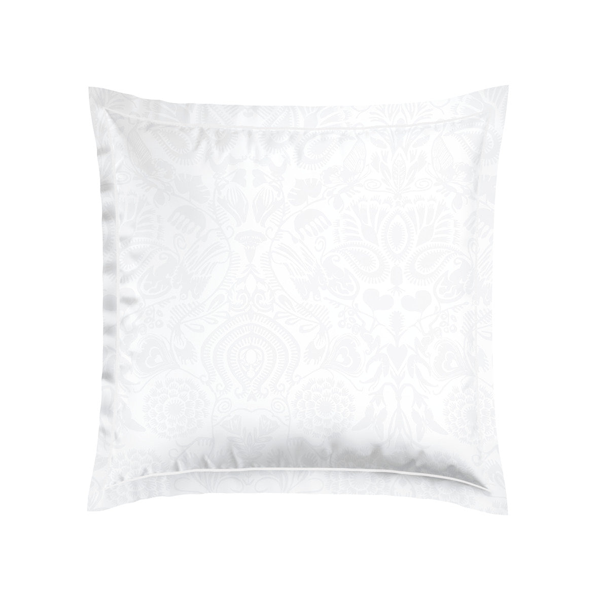 Pillowcase(s) cotton satin - Love Stories White