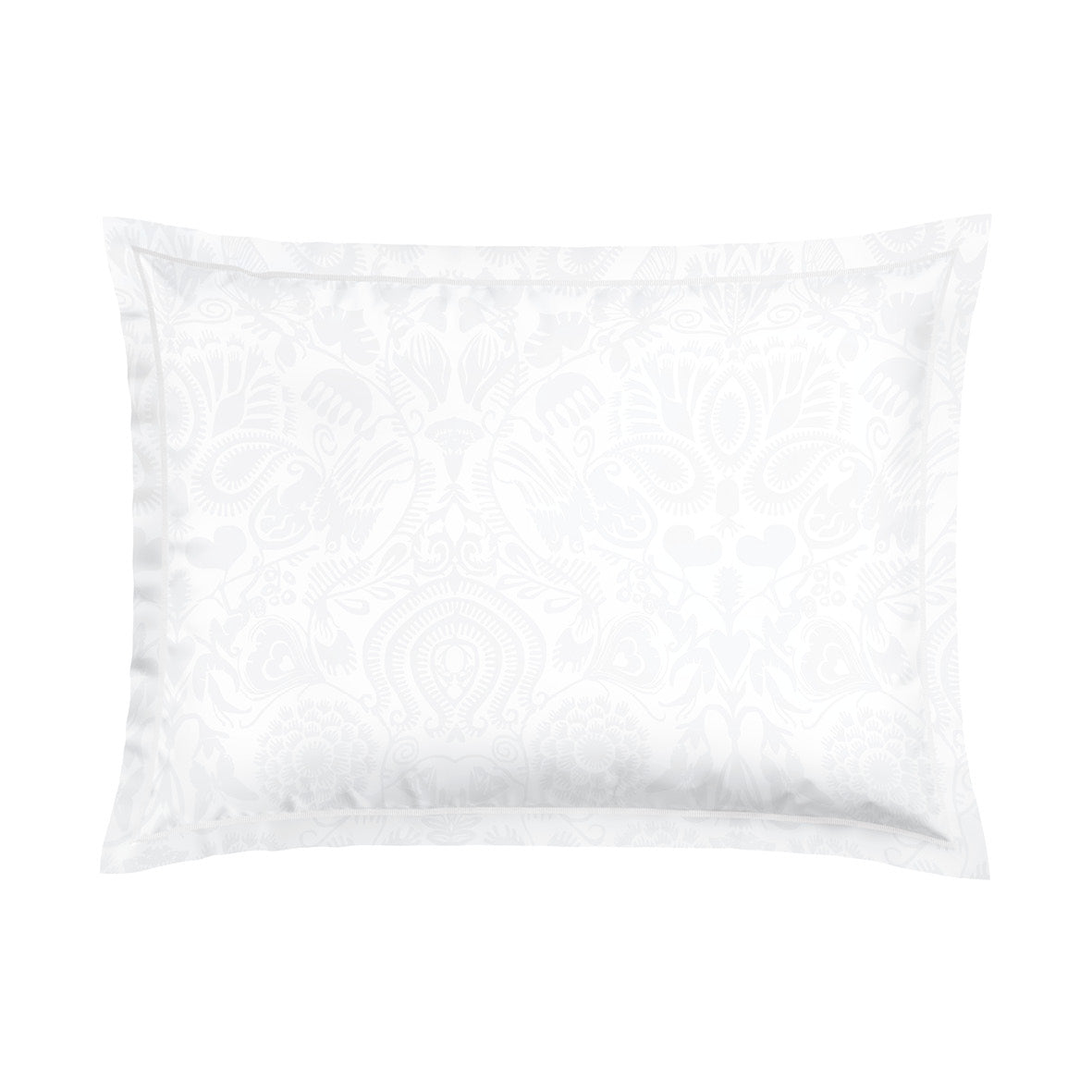 Pillowcase(s) cotton satin - Love Stories White