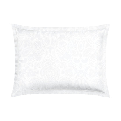Pillowcase(s) cotton satin - Love Stories White