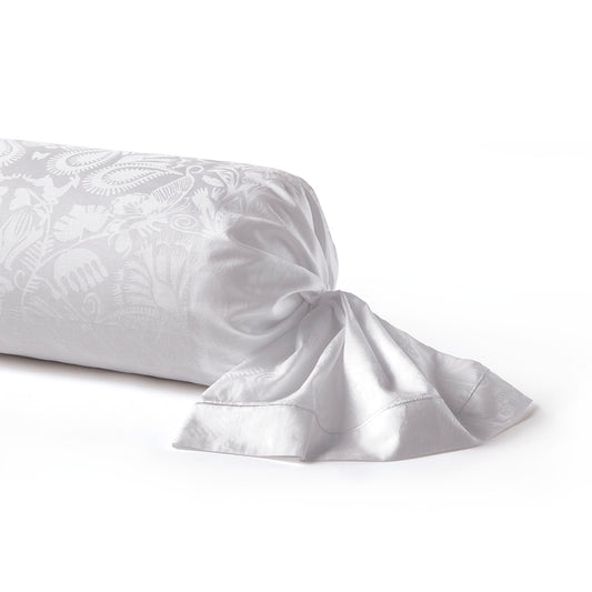 Pillowcase(s) cotton satin - Love Stories White - Jacquard woven