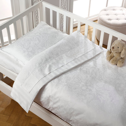 Blanket baby - Love Stories White - Jacquard woven
