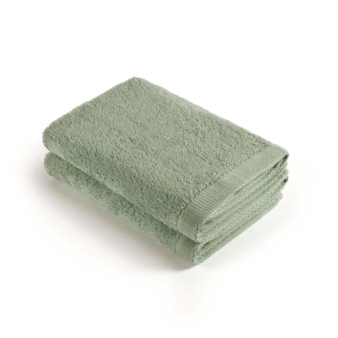 Set of 2 kitchen towels - 45 x 45 cm Almond green