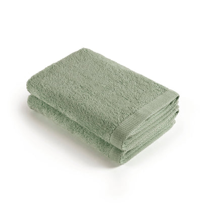 Set of 2 kitchen towels - 45 x 45 cm Almond green