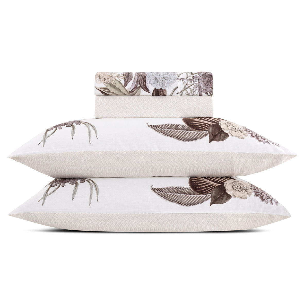 Sheet set cotton satin - Garden Taupe