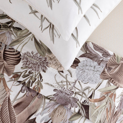 Sheet set cotton satin - Garden Taupe